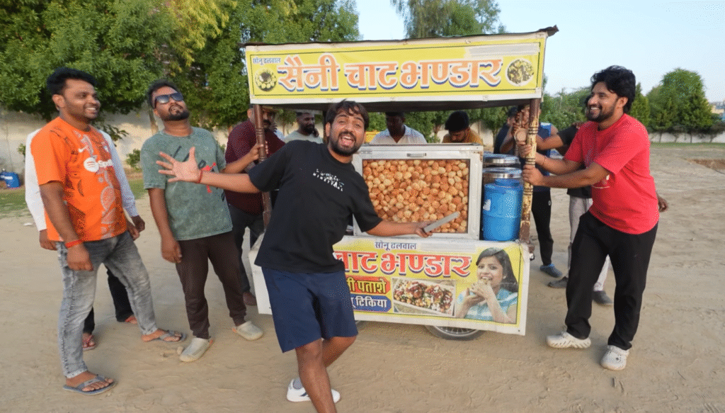 Mr Indian Hacker Pani Puri Eating Challenge Video Review 6 Mr Indian Hacker Pani Puri