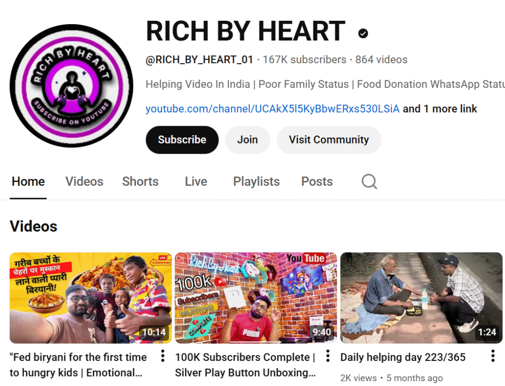 Youtuber Rich by Heart