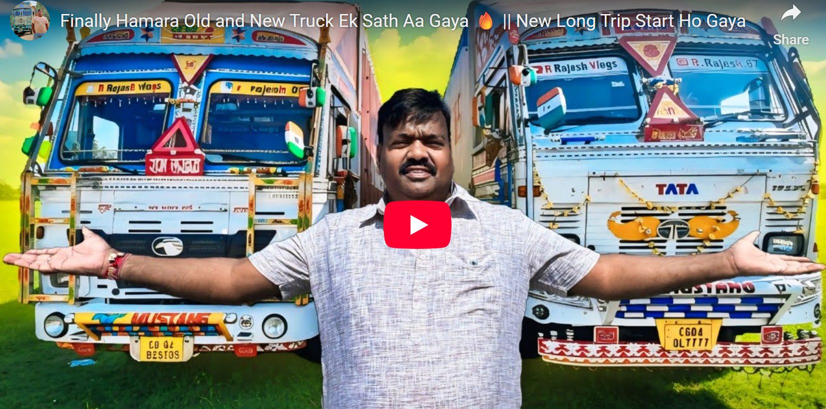 How A Man Turned Truck Journey into a Career: Youtuber R Rajesh and His Cooking Video