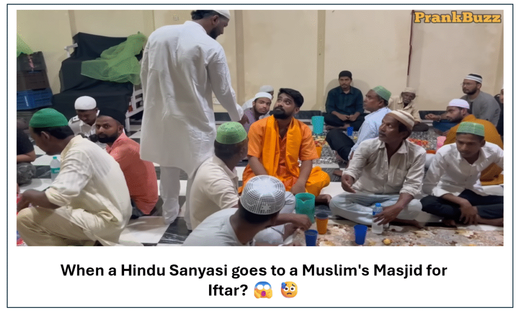 A Hindu Sanyasi Went to a Muslim Masjid for Iftar