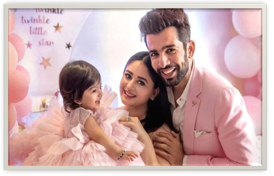 Jay Bhanushali and Daughter Tara