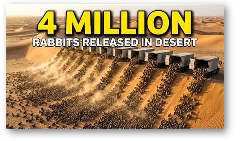 Why China Released Millions of Rabbits in the Desert? The Real Reason Explained