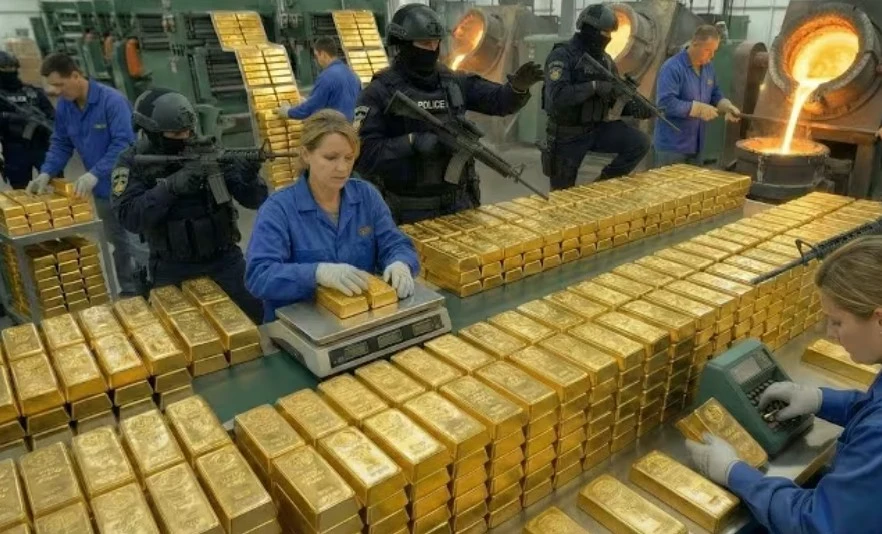 Inside the 24K Gold Factory: How Mining Ore Is Refined Into Gold Bars